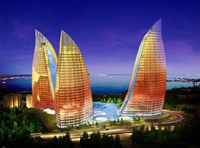 برج های شعله ی باکو